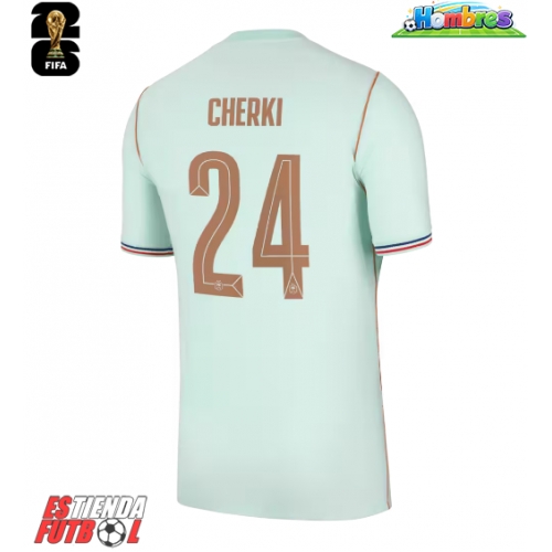 Francia Rayan Cherki #24 Segunda Equipación Mundial 2026 Manga Corta